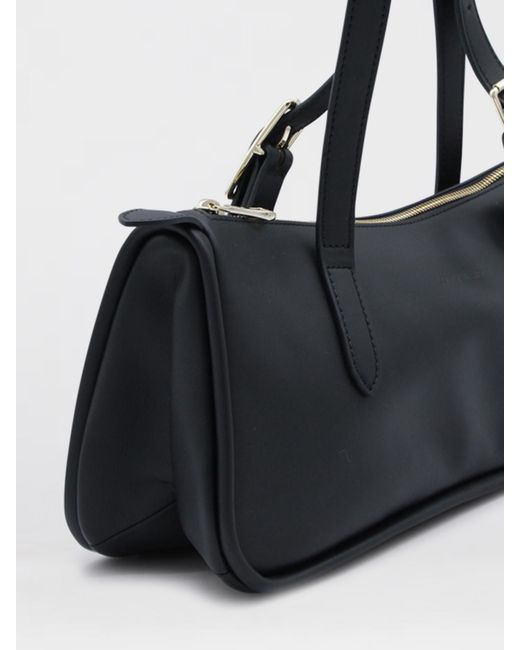 Longchamp Black Looong Leather Bag