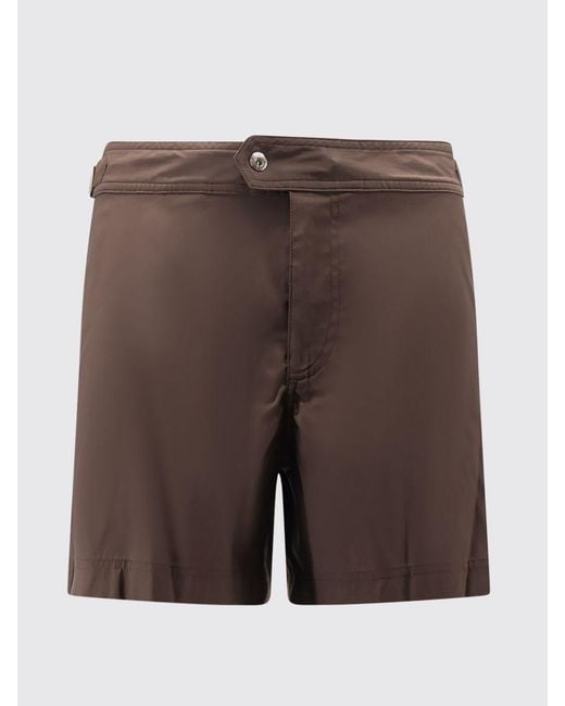 Tom Ford Gray Polyester Swimsuit for men