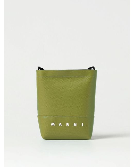 Marni Green Shoulder Bag for men