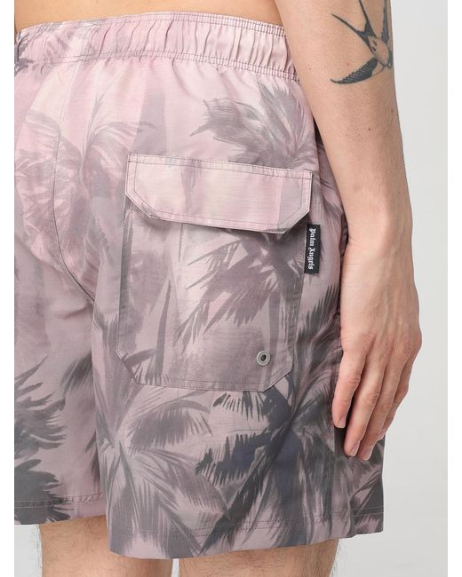 Palm Angels Pink Swimsuit for men