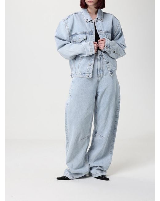 Entire studios Blue Cotton Denim Jacket