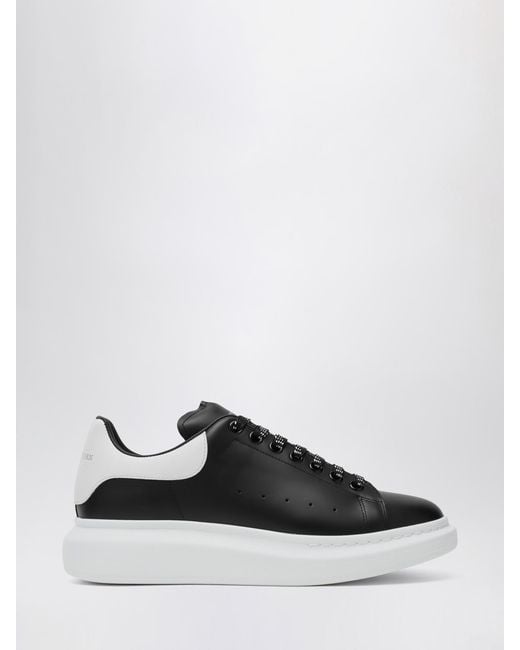 McQueen White Oversize Leather Sneakers for men