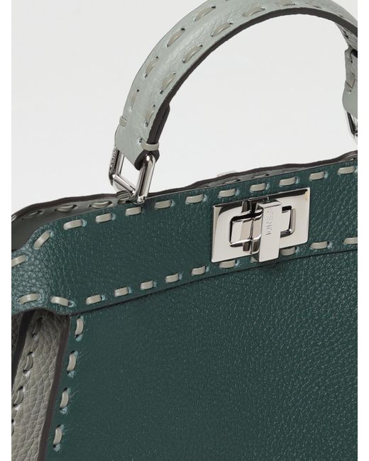 Fendi Green Shoulder Bag