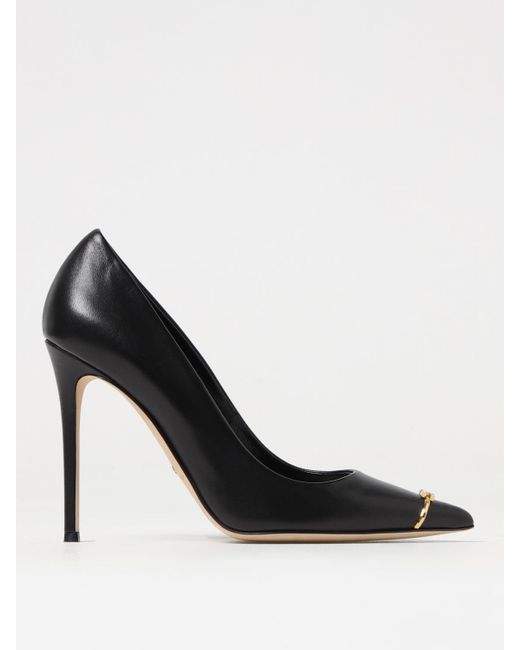 Elisabetta Franchi Black Oxford Shoes