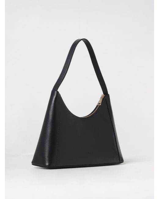 Furla Black Schultertasche Damen