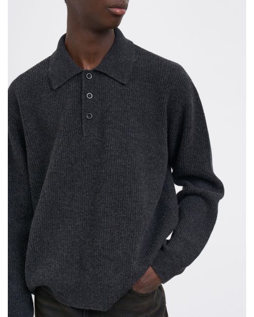 Paura Blue Sweater for men