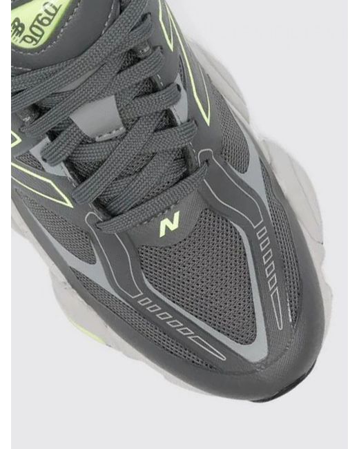New Balance White 9060 Rubber And Mesh Sneakers for men