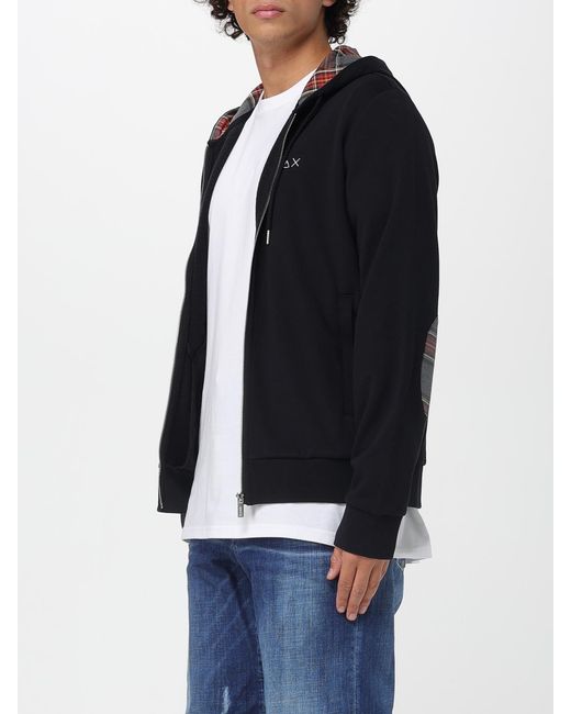 Sun 68 Blue Sweatshirt for men