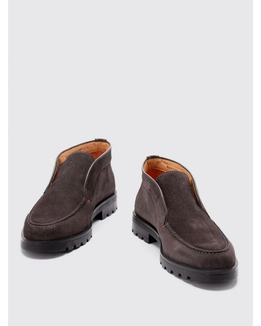 Santoni Loafers in Gray for Men | Lyst display picture 1
