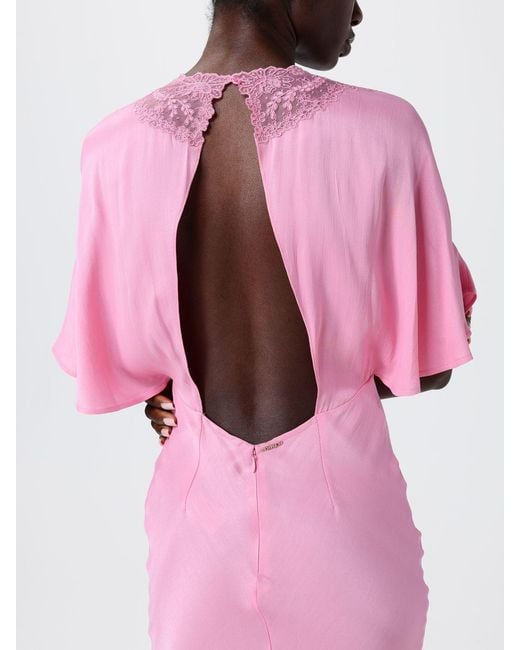Twinset Pink Satin Dress