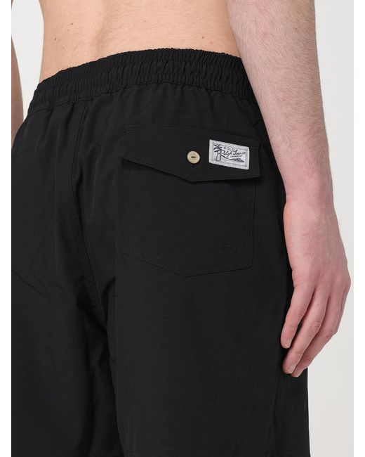 Polo Ralph Lauren Black 5.75-Inch Traveler Classic Swimsuit for men