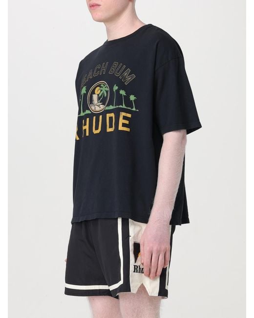 Rhude Black T-shirt for men