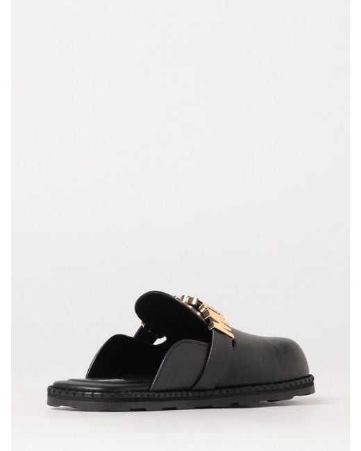 Moschino Couture White Leather Mules for men