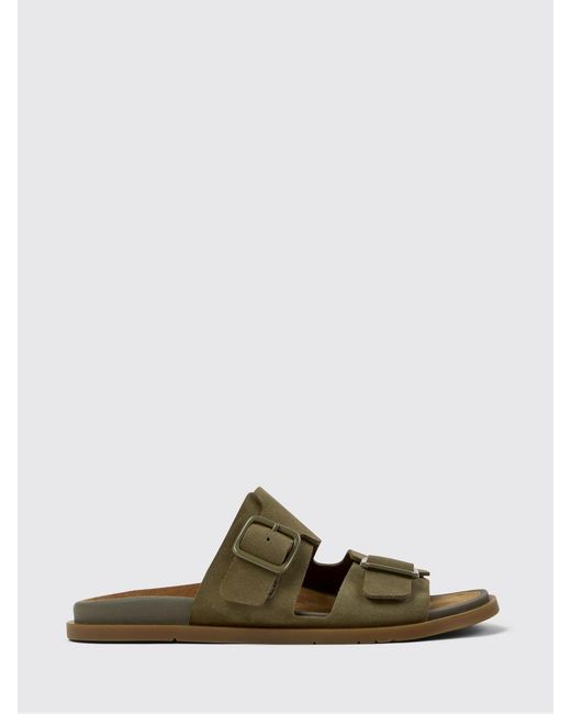 Camper Green Lluc Suede Sandals for men