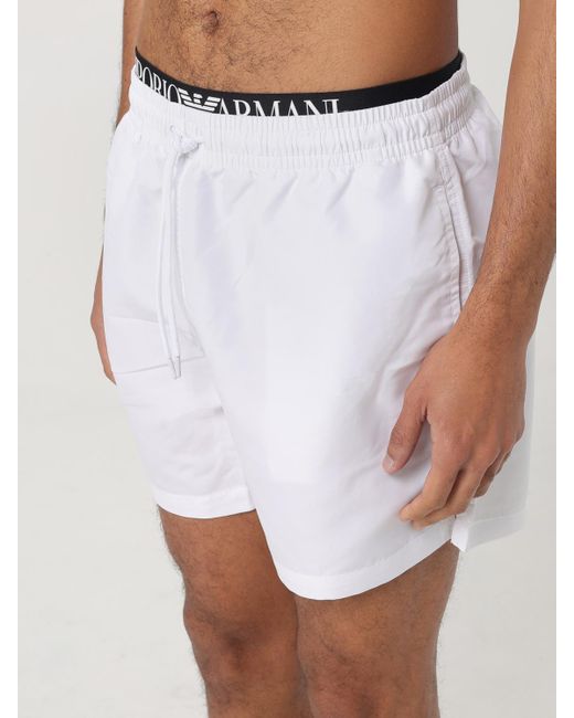 Emporio Armani Bademode Herren in White für Herren