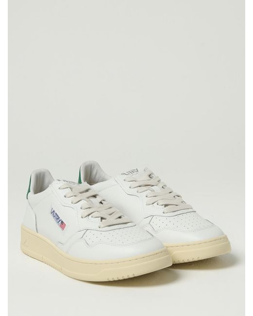 Autry Natural Medalist Leather Sneakers for men