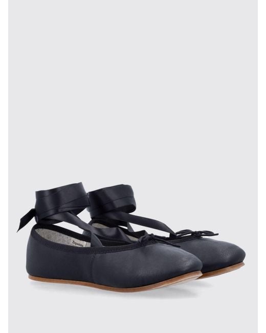 Repetto Blue Flache Schuhe Damen