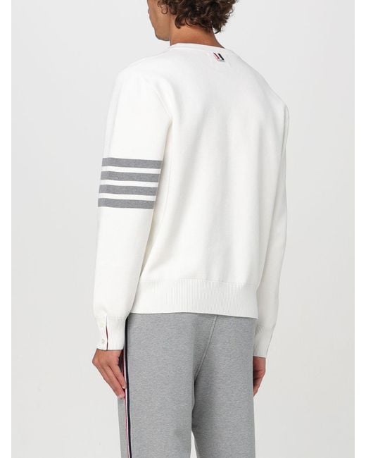Thom Browne Baumwollpullover in White für Herren
