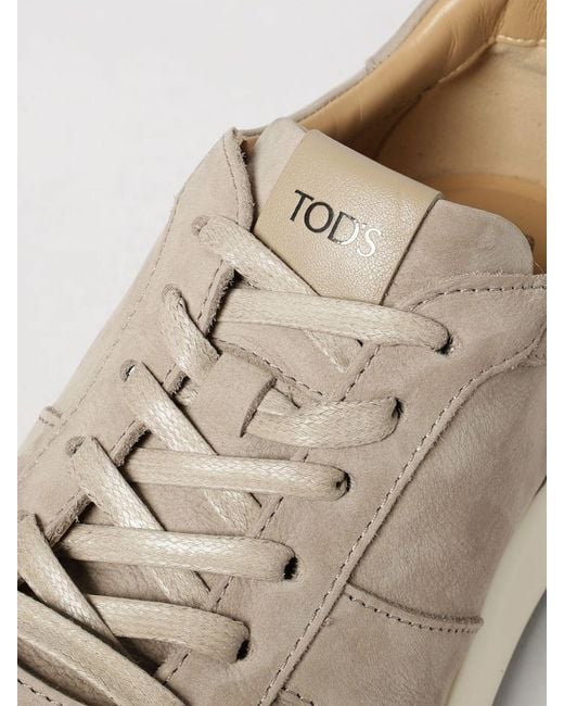 Tod's White Suede Sneakers for men