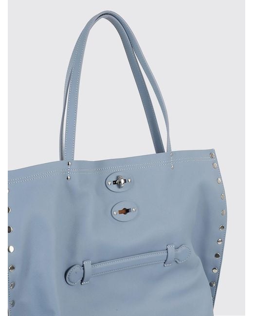 Zanellato Blue A'Spasso Saeta Tote Bag
