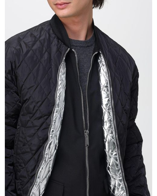 Bomber Trapuntato Urban Con Logo di DSquared² in Blue da Uomo