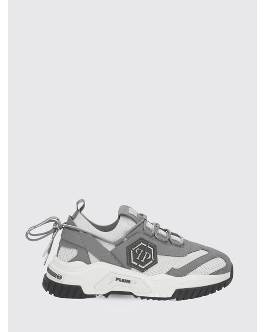 Philipp Plein White Low-Top Sneakers for men