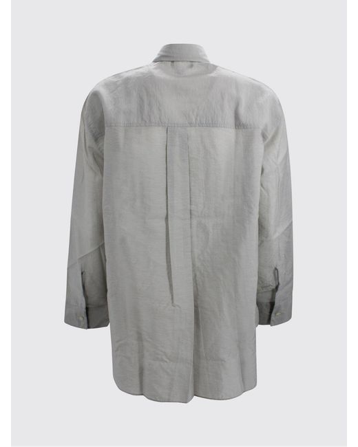 Soeur Gray Classic Organic Cotton Blend Shirt