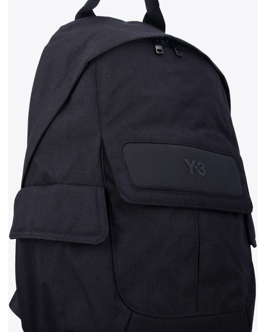 Y-3 Blue Cordura Nylon Backpack for men