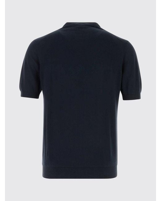 Pull Basique À Col Rond En Coton Fedeli pour homme en coloris Blue
