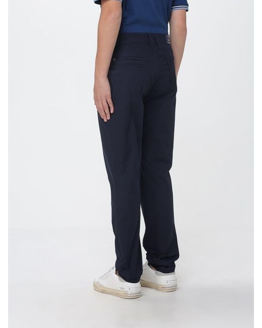 Jeckerson Blue Slim Fit Trousers for men