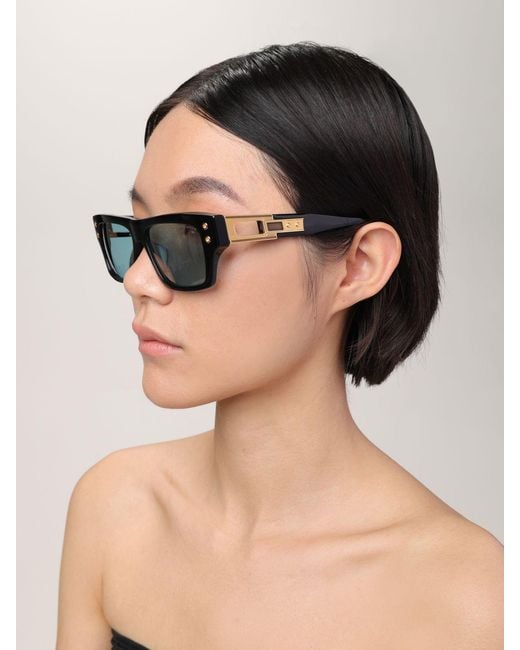 Dita Eyewear Black Grandmaster Seven Acetate Sunglasses