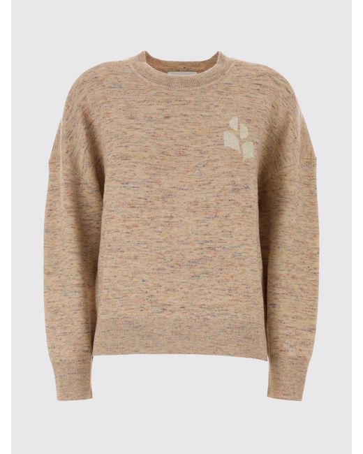 Isabel Marant Natural Atlee Crewneck Jumper