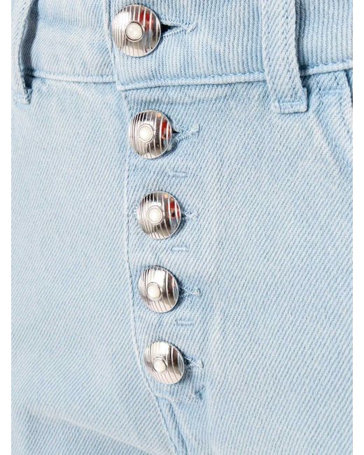Dondup Blue Cropped Fit Jeans