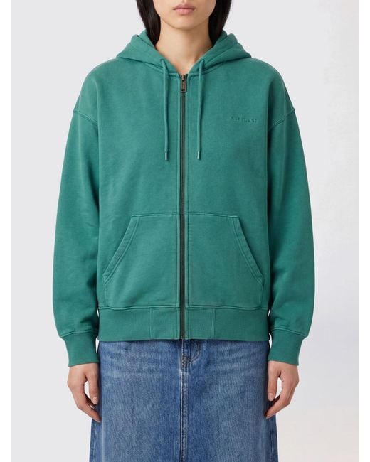Carhartt Green Cotton Hoodie