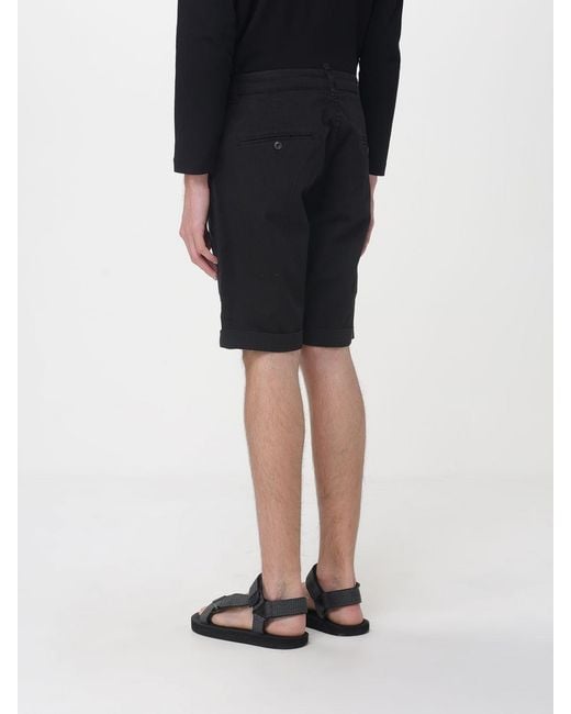 Mason's Black Cargo Shorts for men