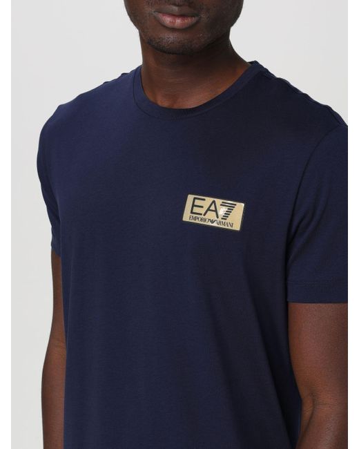 Camiseta EA7 de hombre de color Blue