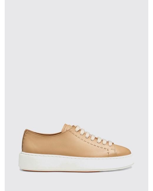 Santoni White Sneakers