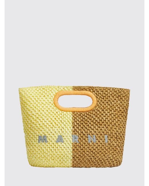 Marni Yellow Tote Bag