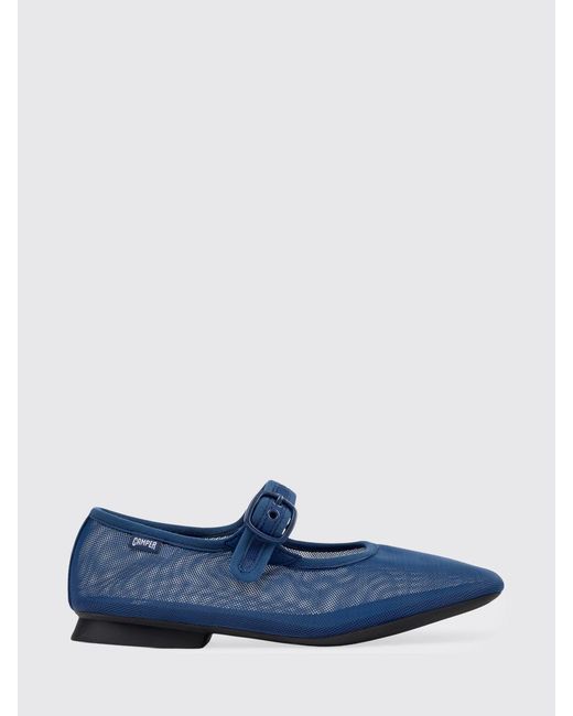Camper Blue Casi Myra Recycled Polyester Ballerinas