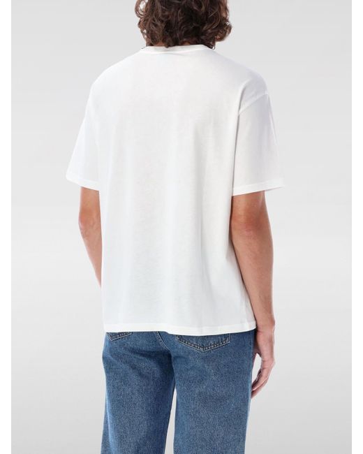 Camiseta Hombre A.P.C. de hombre de color White