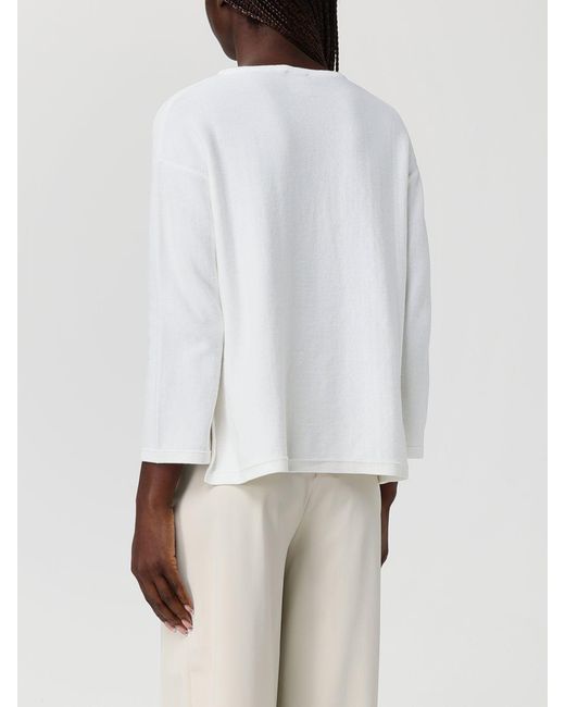 Max Mara White Wool Knit