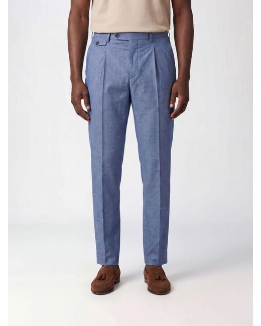 PT01 Blue Chino Trousers for men