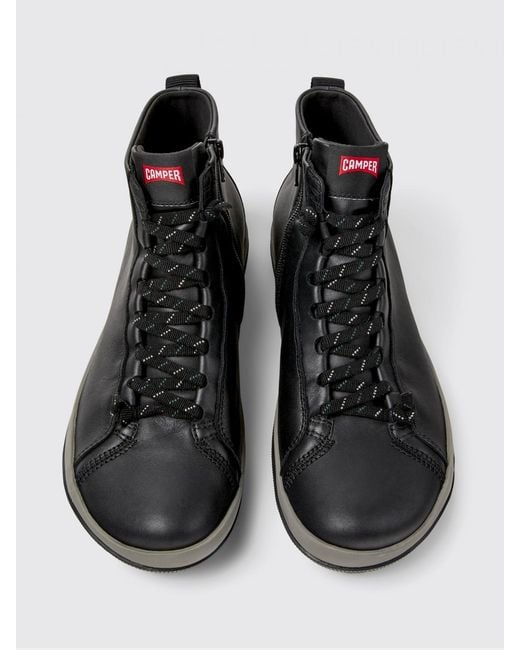 Camper Black Peu Pista Gm Gore-Tex Ankle Boots for men