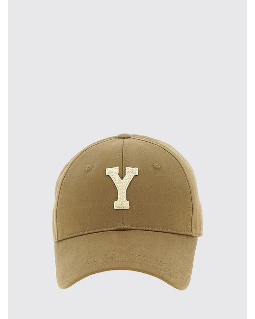 Saint Laurent Natural Cotton Twill Hat for men