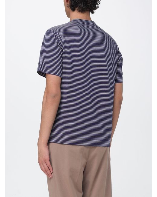 Circolo 1901 Blue Striped Cotton T-Shirt for men