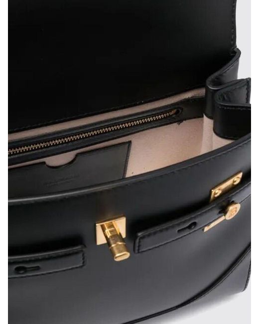 Balmain Black B-Buzz 23 Leather Bag