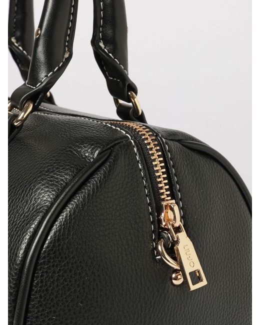 Liu Jo Black Grained Faux Leather Bag