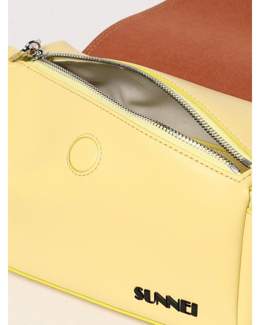 Sunnei Yellow Crossbody Bags
