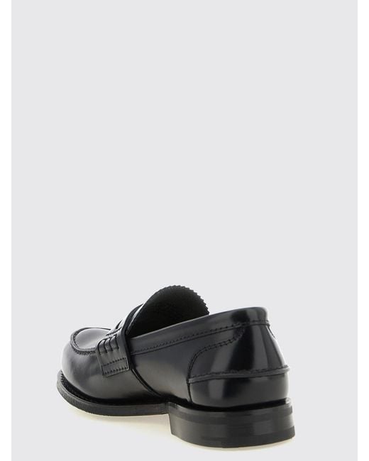 Church's White Pembrey Brushed Leather Penny Loafers With Saddle Strap for men