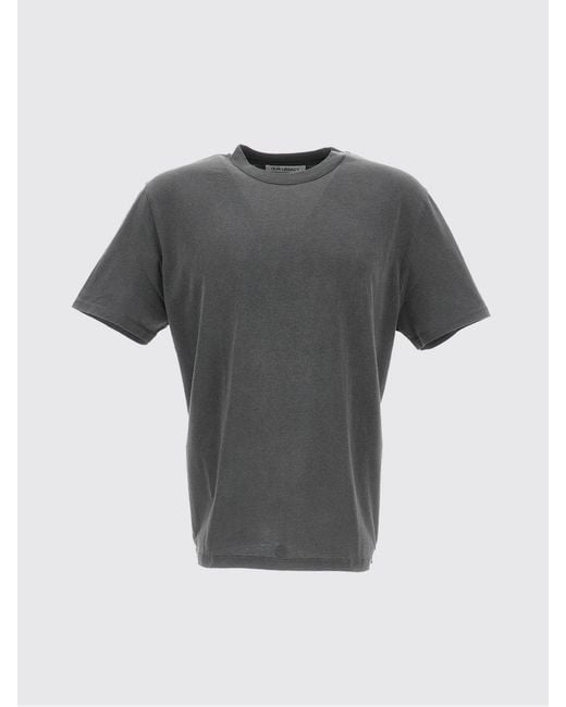 Our Legacy Gray Basic Cotton T-Shirt for men